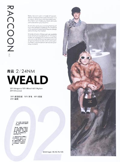 2 / 24NM WEALD 30% Angora 10% Lana 40% Nylon 20% Viscosa