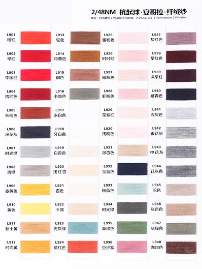 2 / 48nm 50% akril 27% Poliester 23% Najlon