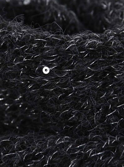 6% Uld 11% Nylon 54% Polyester 11% Akryl 15% Metallisk 3% Elastan